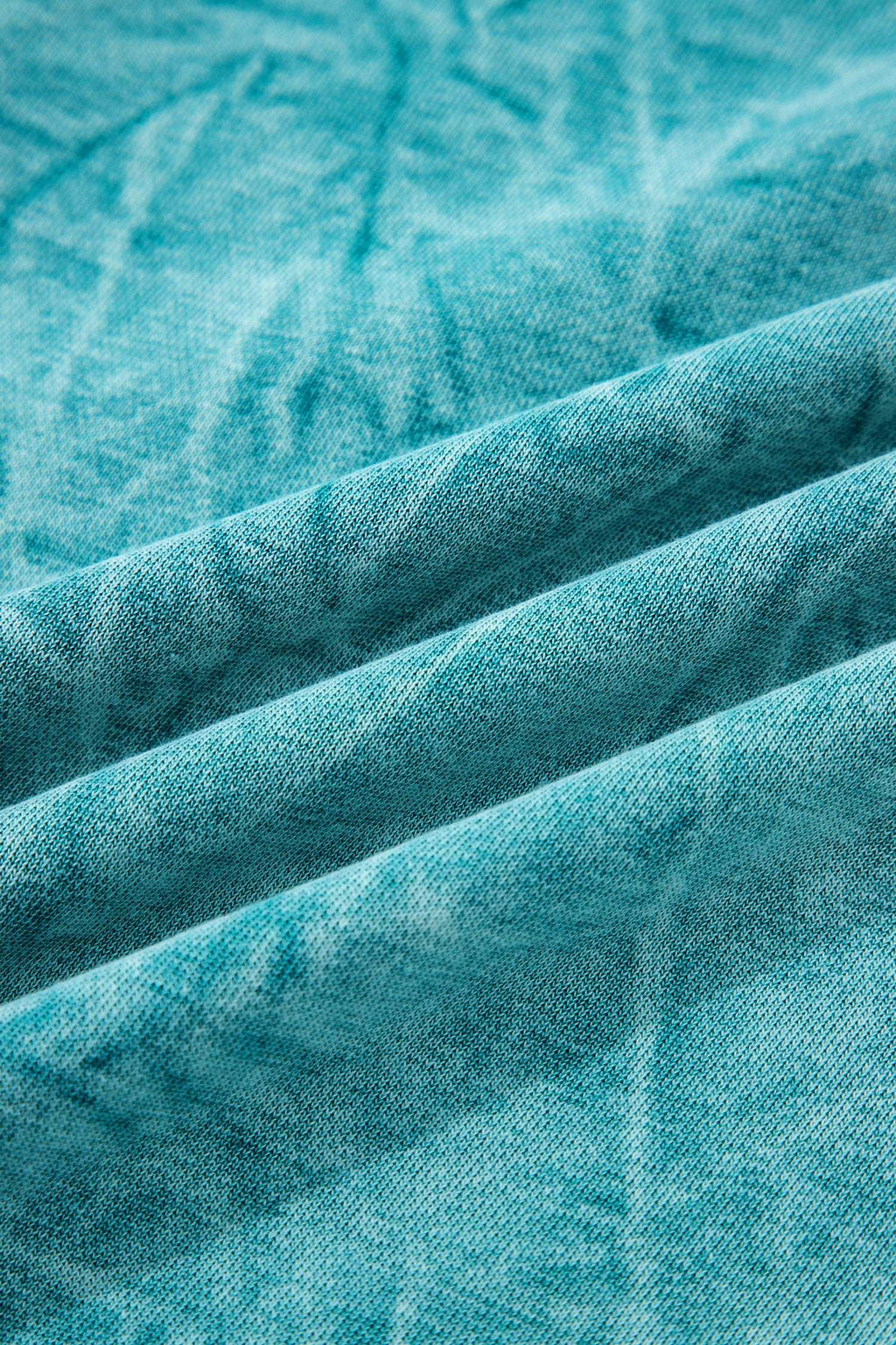 Sea Green saved by grace Letter Embroidery Mineral Wash Loose Sweatshirt