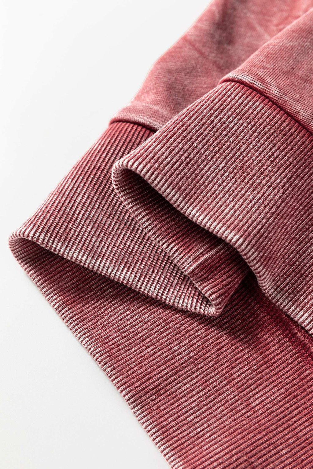 Sea Green saved by grace Letter Embroidery Mineral Wash Loose Sweatshirt