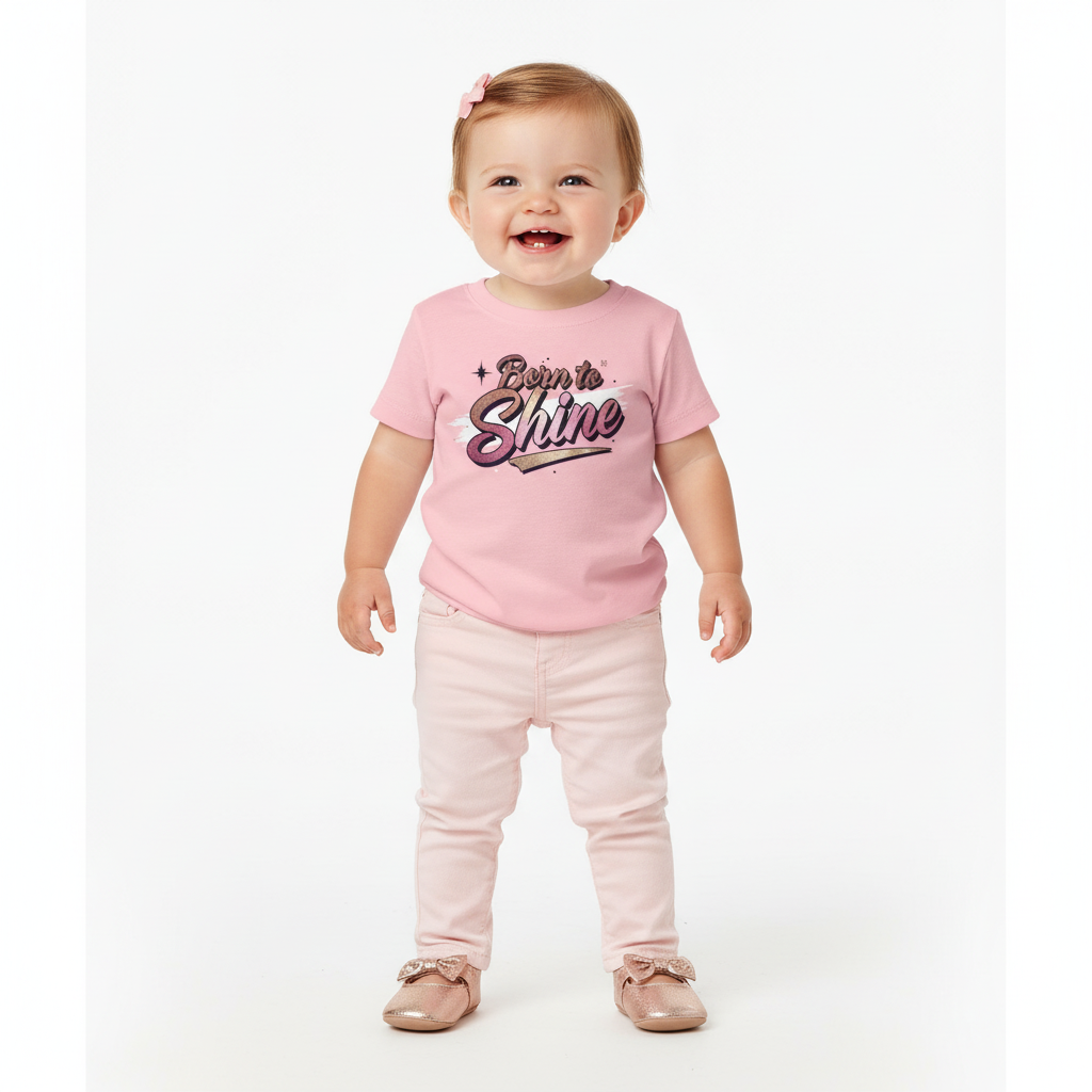 Born To Shine Baby Jersey T-shirt