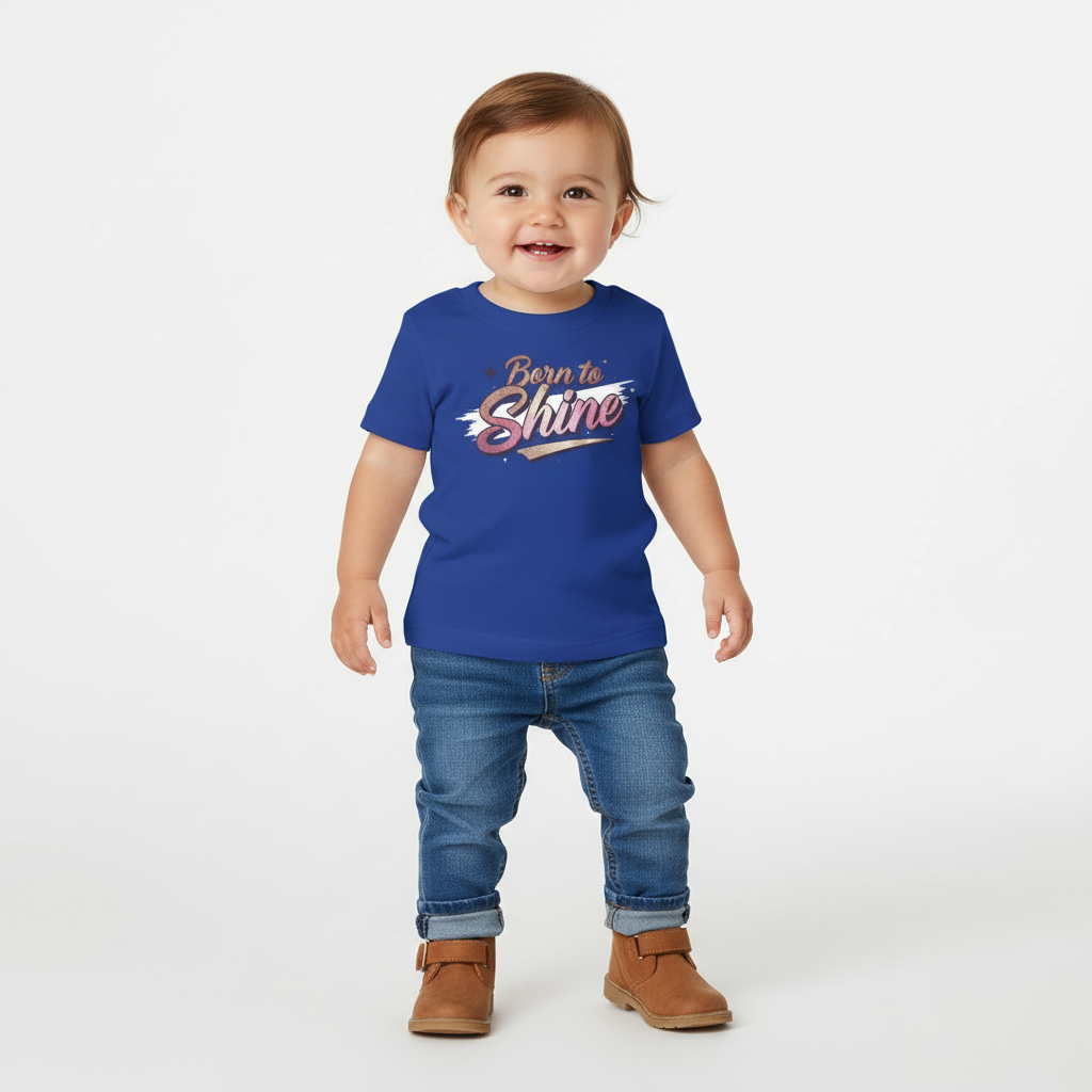Born To Shine Baby Jersey T-shirt