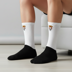 Flaming Skull Unisex Socks