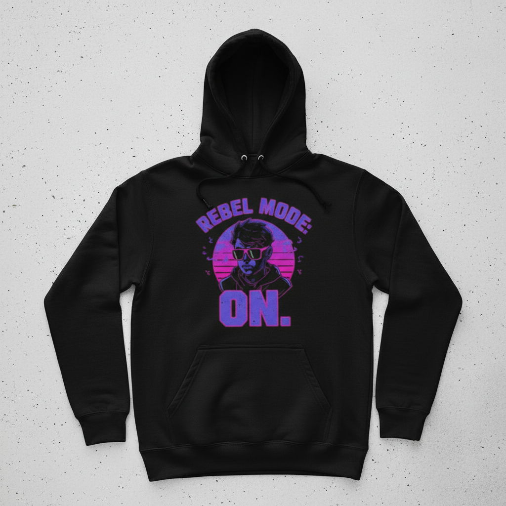 Rebel Mode ON Unisex Hoodie