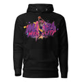 Black Mamba Mentality Hoodie with basketball player graphic and front pocket