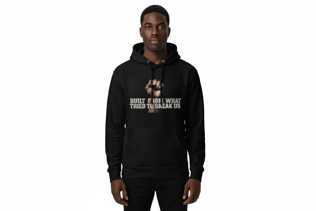 Built From What Tried to Break Us Unisex Hoodie