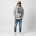 Snake on Skull Unisex Hoodie