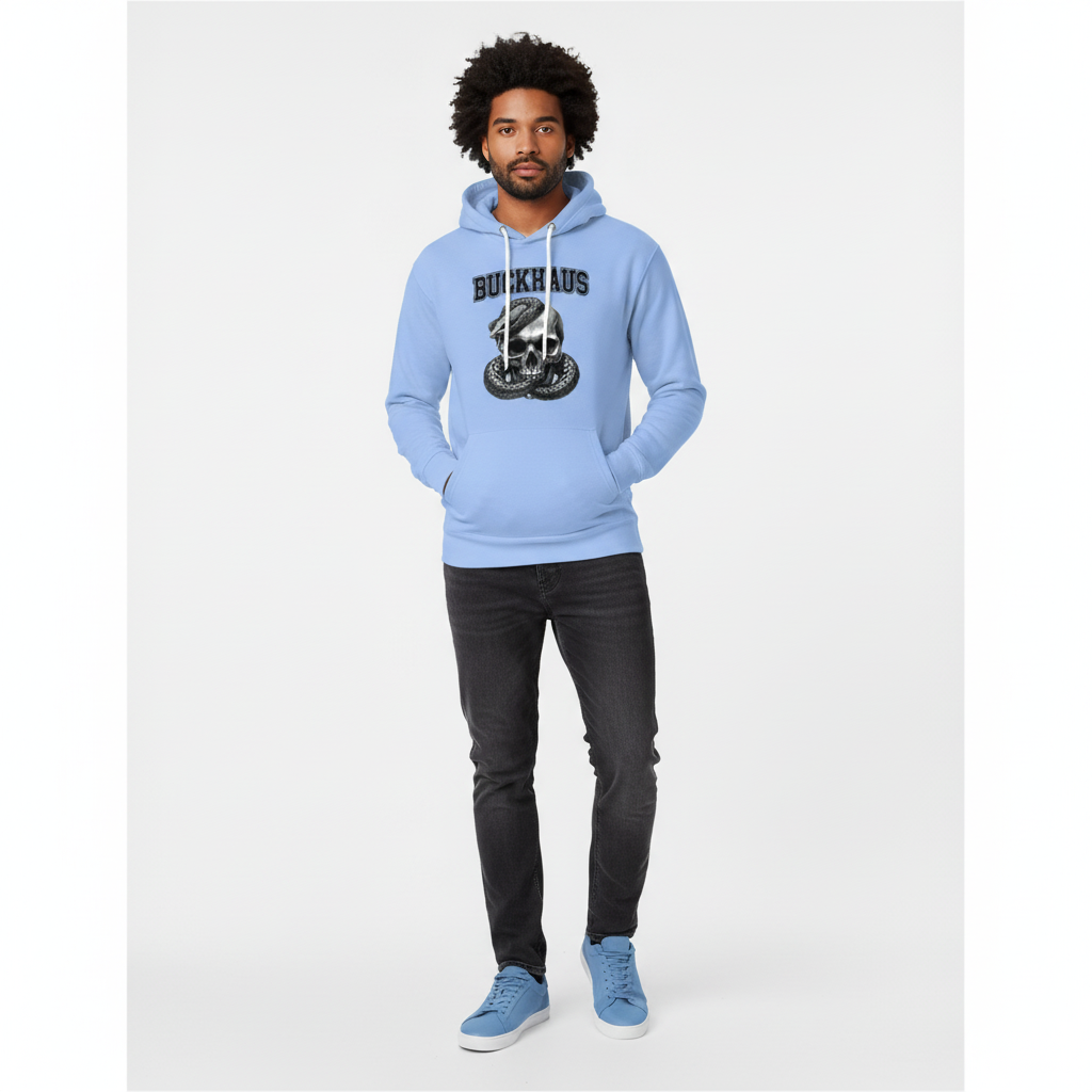 Snake on Skull Unisex Hoodie