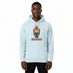Buckhaus Flaming Skull Unisex Hoodie