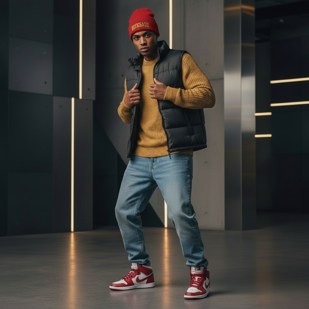 Buckhaus Embroidered Cuffed Beanie