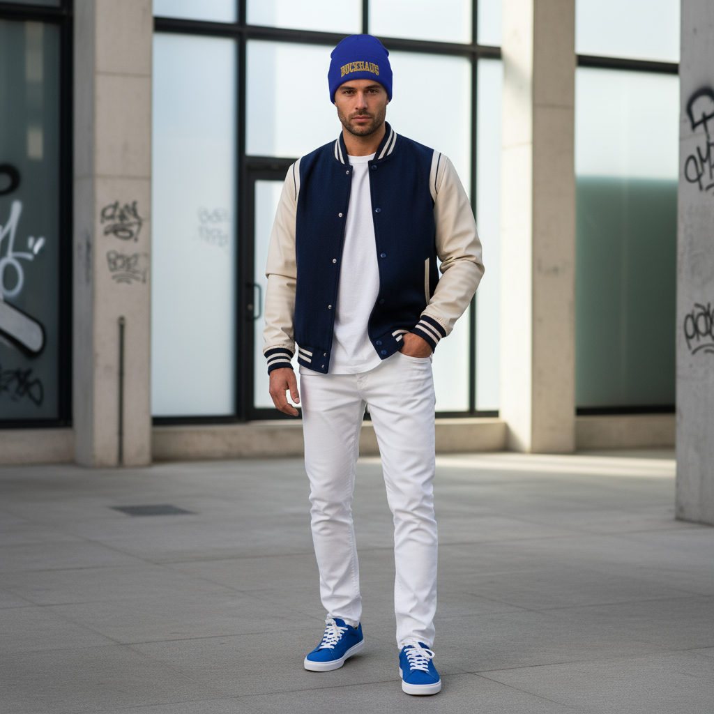 Buckhaus Embroidered Cuffed Beanie