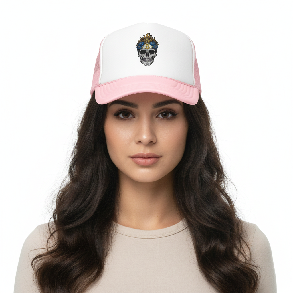 Skull Foam Trucker Hat