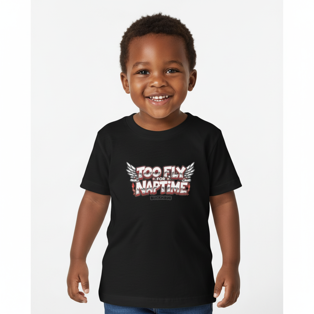 Too Fly For Nap Time Toddler Short Sleeve Tee