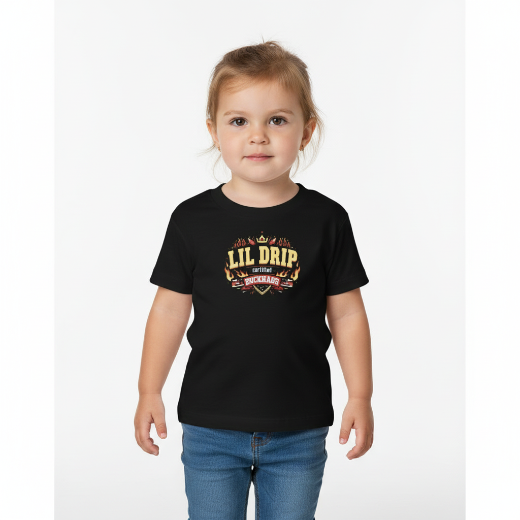 Lil Drip Certified Buckhaus Toddler Short Sleeve Tee