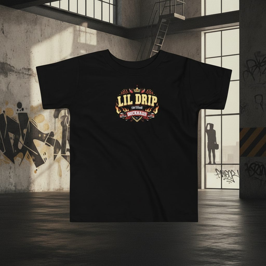 Lil Drip Certified Buckhaus Toddler Short Sleeve Tee