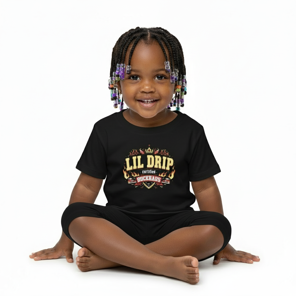 Lil Drip Certified Buckhaus Toddler Short Sleeve Tee