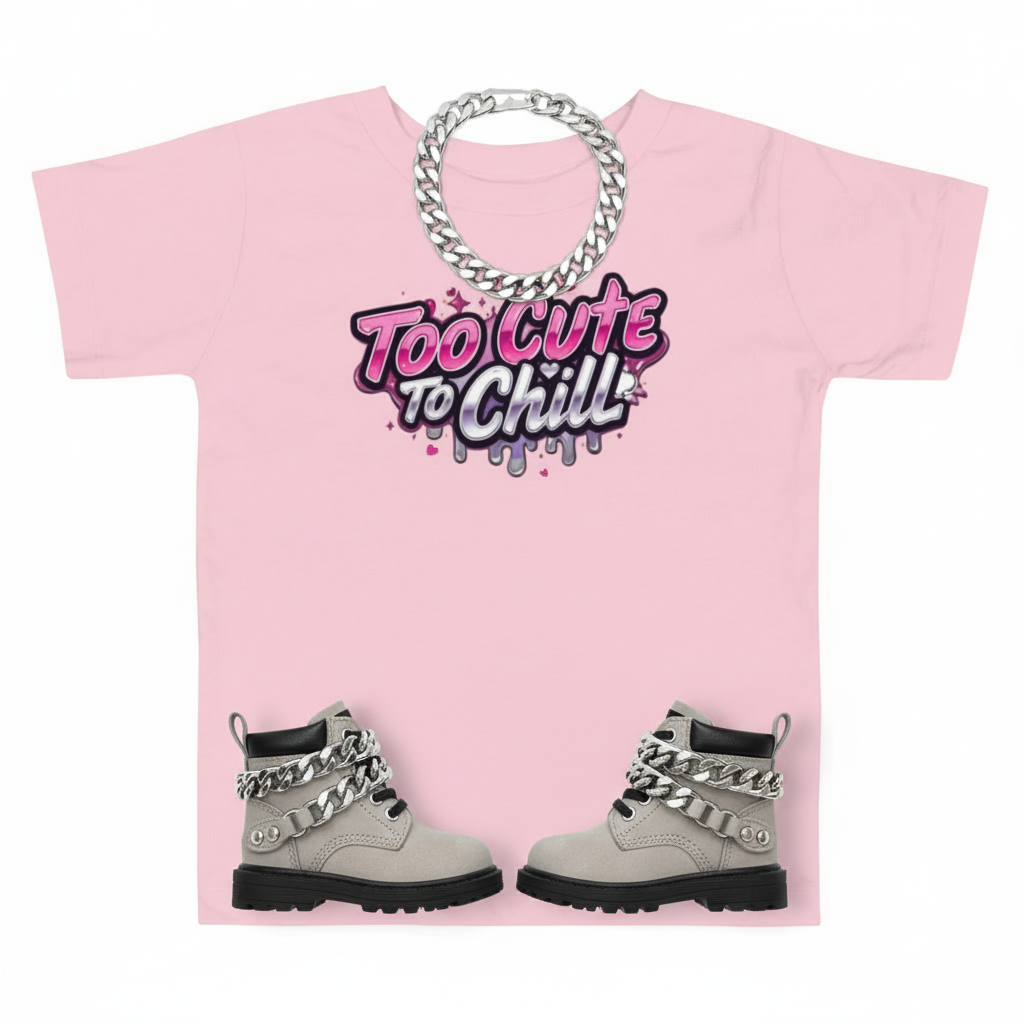 Too Cool To Chill Toddler Short Sleeve Tee