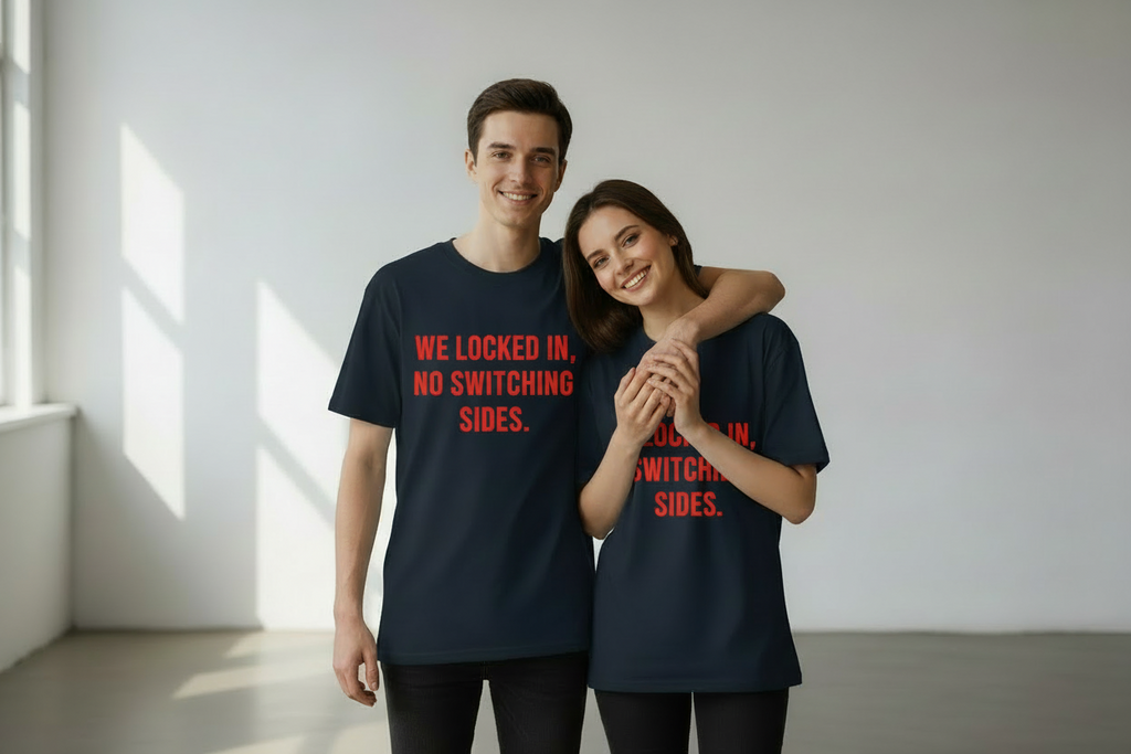 We Locked In No Switching Sides Unisex classic tee
