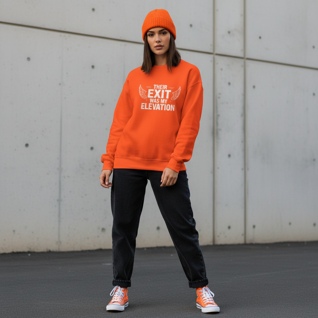 Their Exit Was My Elevation Unisex Sweatshirt