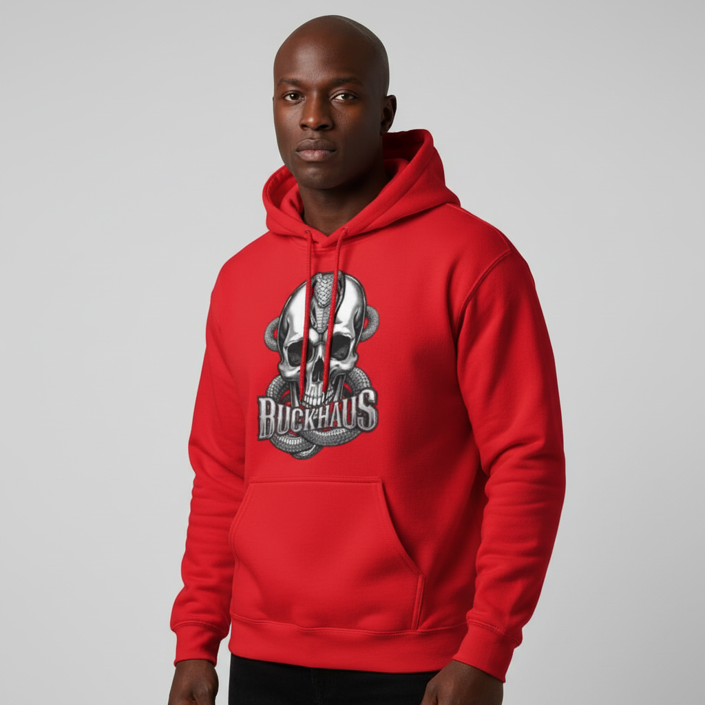 Snakehead & Skull Unisex Hoodie