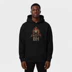 Flaming Skull BH New Orleans Print Youth Heavy blend hoodie