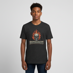Buckhaus Flaming Skull Youth Short Sleeve T-Shirt